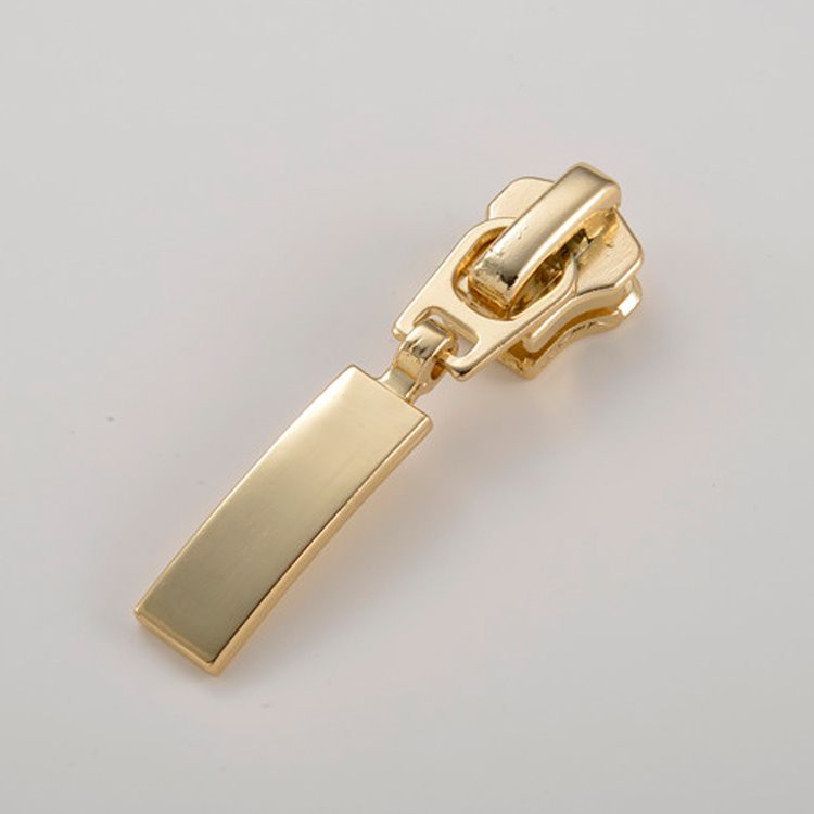 Egyedi fém cipzár húzó Arany lánc cipzár lehúzó Bőr cipzár lehúzó