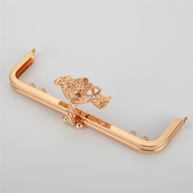 2022 Hot Selling pénztárca keret pénztárca keret csók csatos fém csuklyás doboz